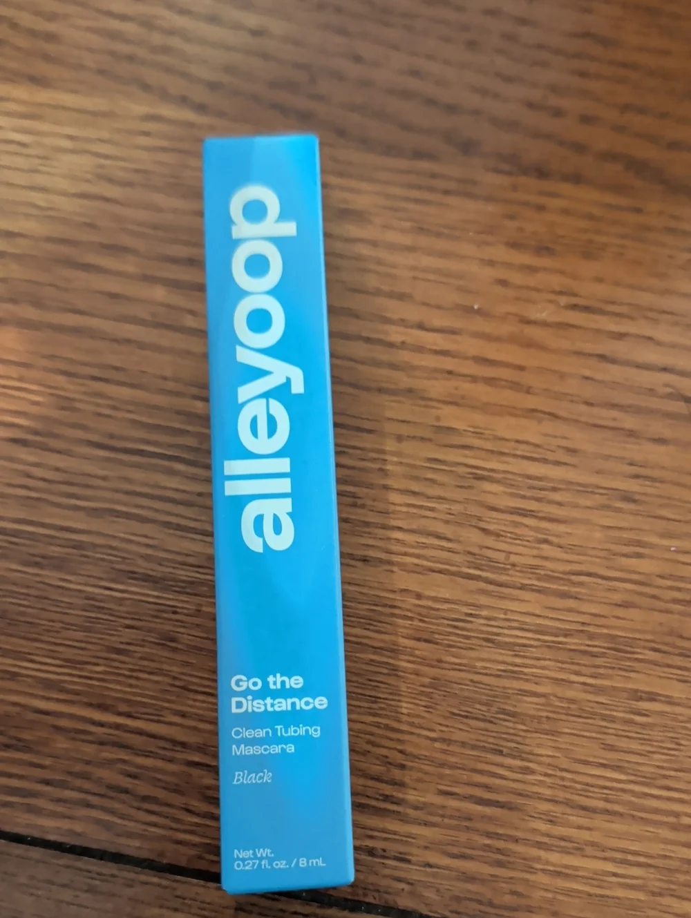 alleyoop Go The Distance Mascara - Bright Blue Packaging